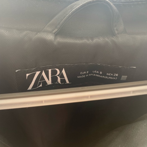 Zara Faux Leather Jacket - Picture 2 of 3